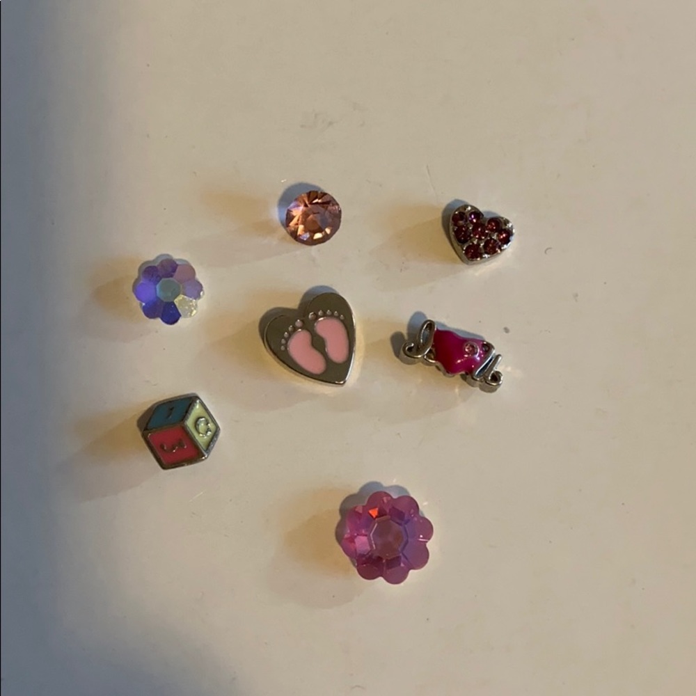 Origami Owl Baby Girl Charms (7)